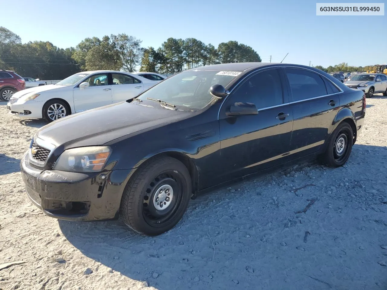 2014 Chevrolet Caprice Police VIN: 6G3NS5U31EL999450 Lot: 75818144