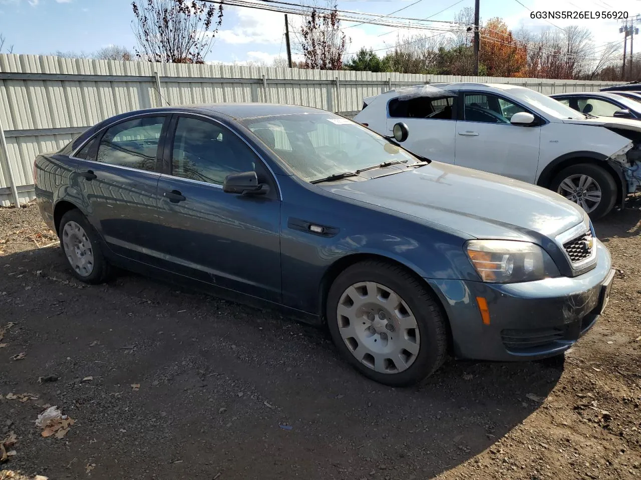 2014 Chevrolet Caprice Police VIN: 6G3NS5R26EL956920 Lot: 78997444