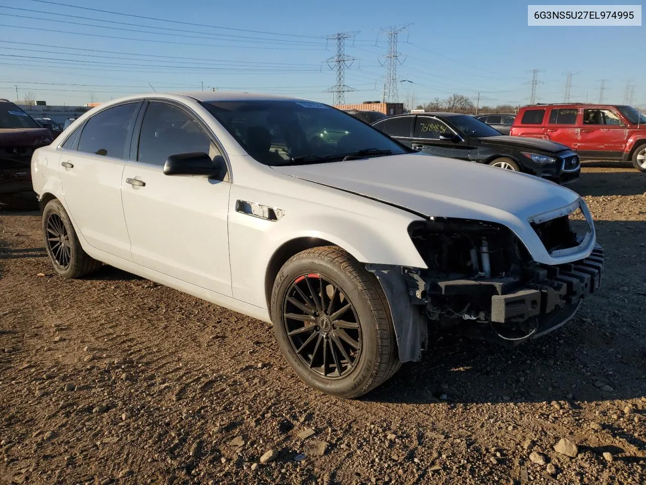 2014 Chevrolet Caprice Police VIN: 6G3NS5U27EL974995 Lot: 79547324