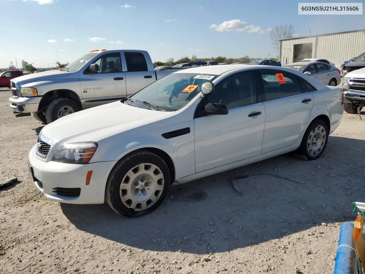 6G3NS5U21HL315606 2017 Chevrolet Caprice Police