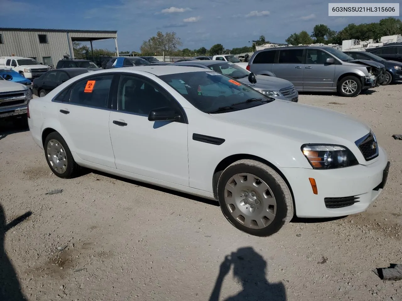 6G3NS5U21HL315606 2017 Chevrolet Caprice Police