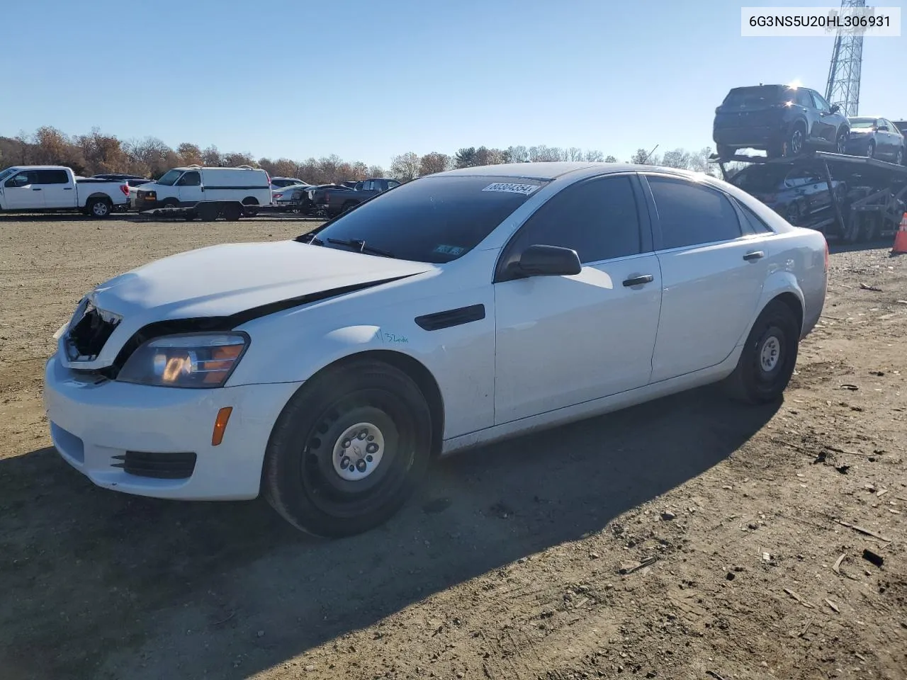 2017 Chevrolet Caprice Police VIN: 6G3NS5U20HL306931 Lot: 80304354