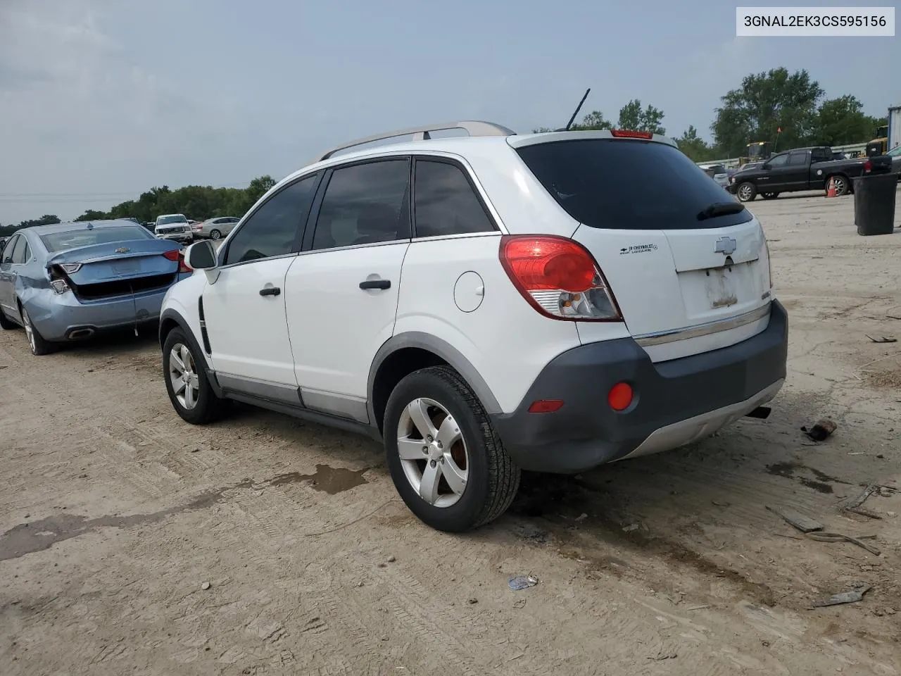 2012 Chevrolet Captiva Sport VIN: 3GNAL2EK3CS595156 Lot: 63018674