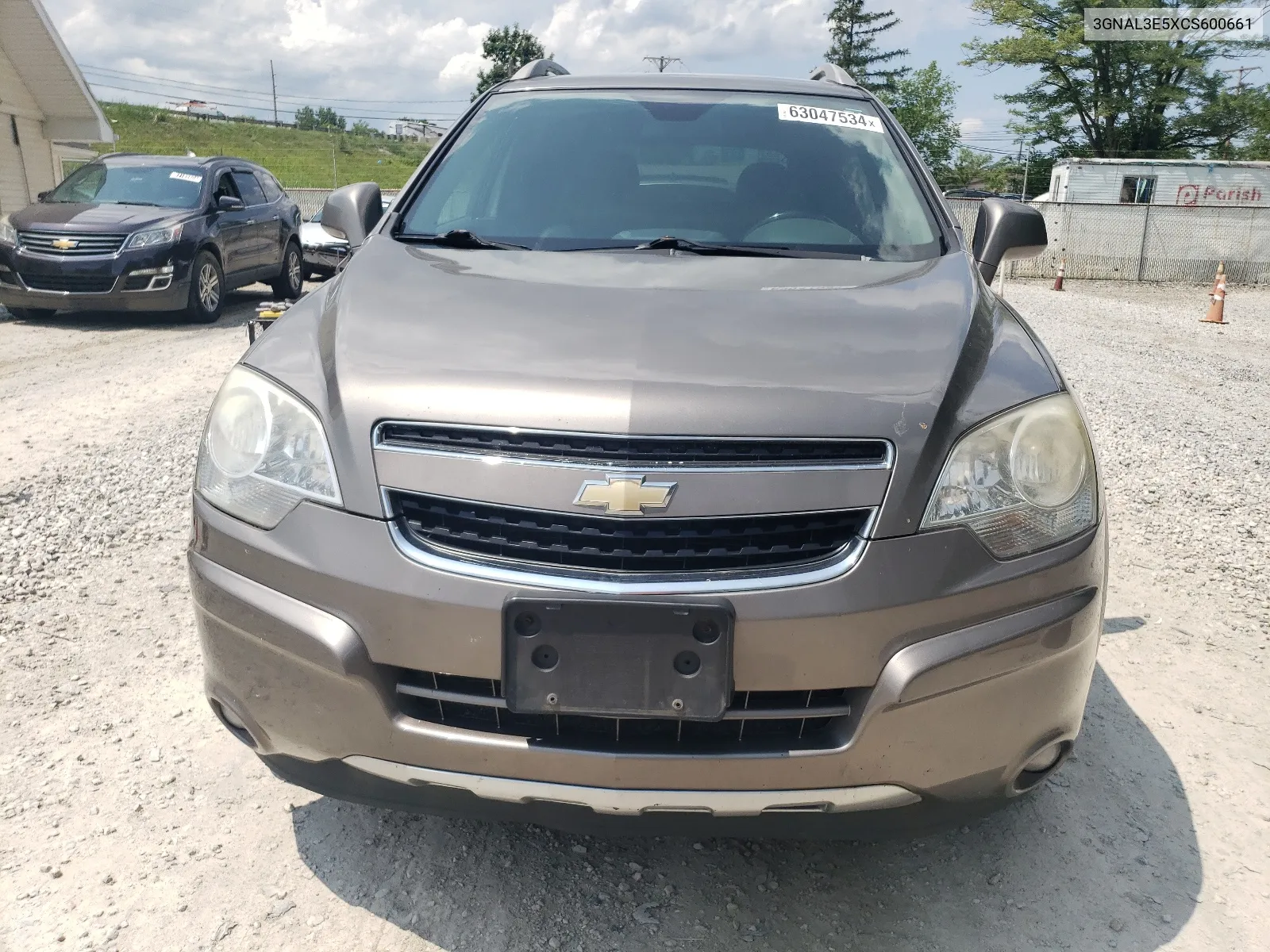 2012 Chevrolet Captiva Sport VIN: 3GNAL3E5XCS600661 Lot: 63047534