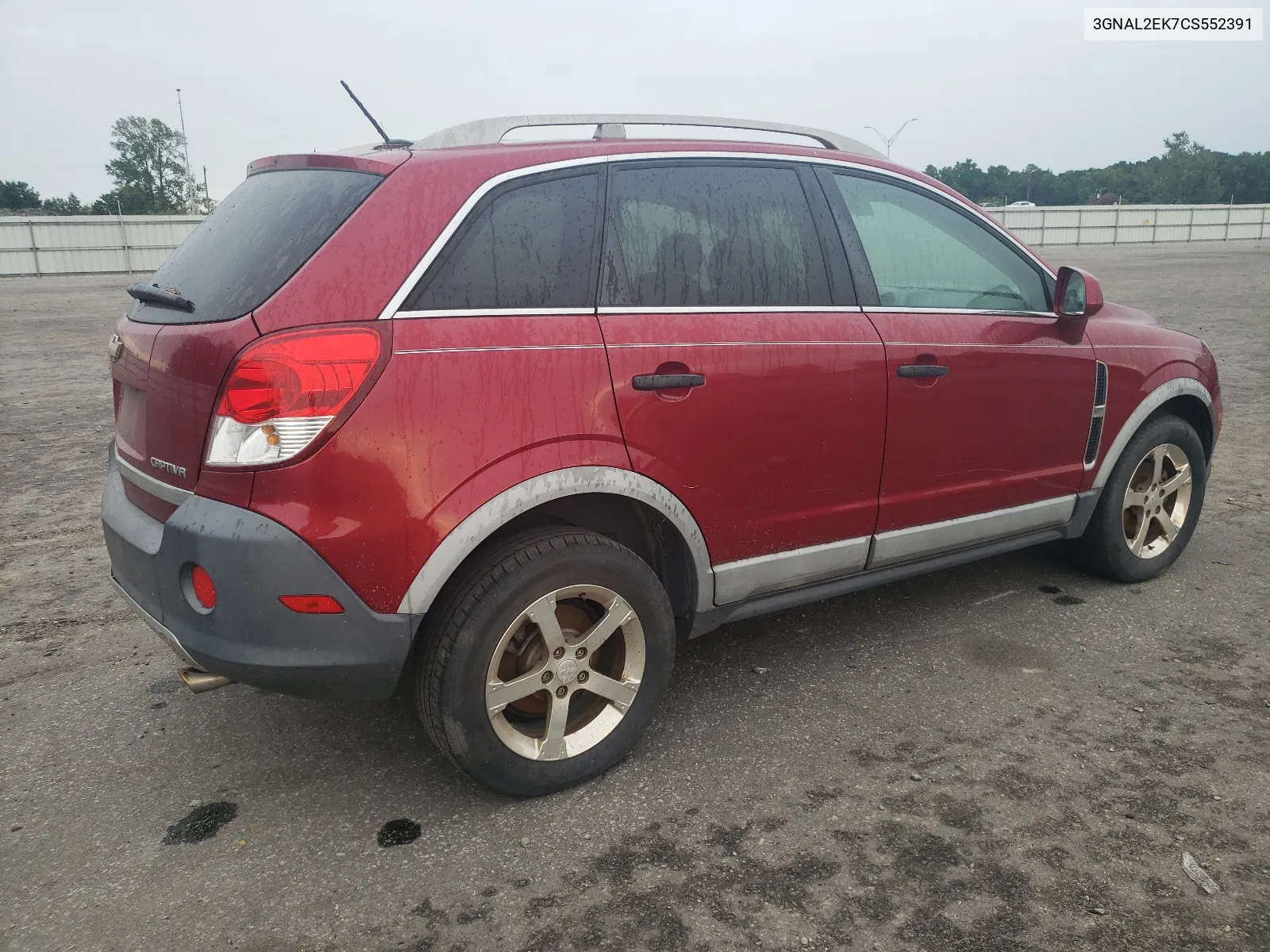 2012 Chevrolet Captiva Sport VIN: 3GNAL2EK7CS552391 Lot: 65652074