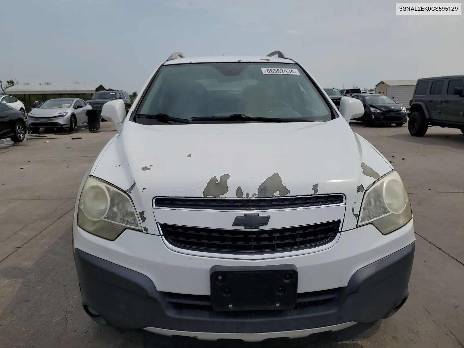 2012 Chevrolet Captiva Sport VIN: 3GNAL2EK0CS595129 Lot: 66562434