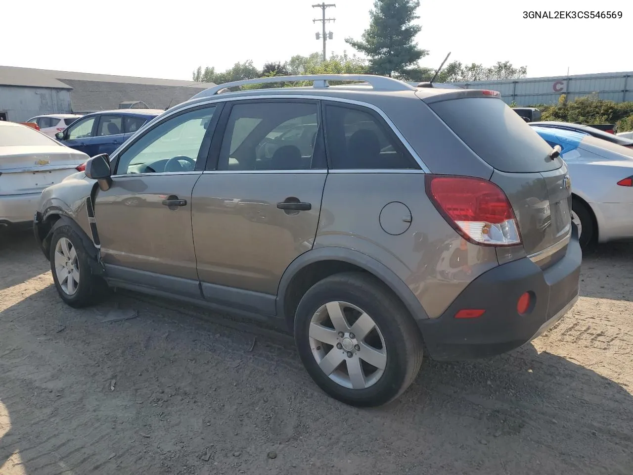 2012 Chevrolet Captiva Sport VIN: 3GNAL2EK3CS546569 Lot: 70373474