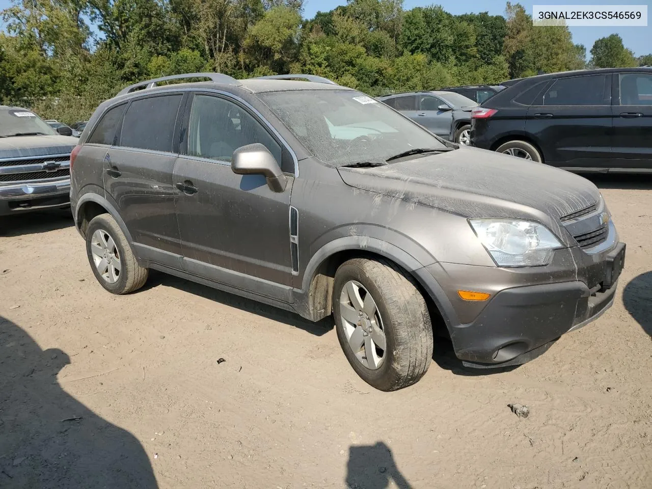 2012 Chevrolet Captiva Sport VIN: 3GNAL2EK3CS546569 Lot: 70373474