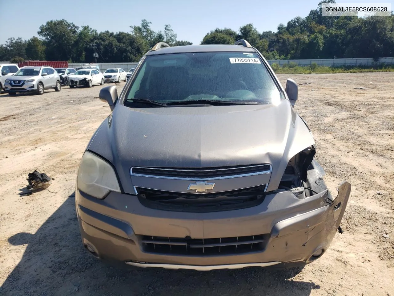 2012 Chevrolet Captiva Sport VIN: 3GNAL3E58CS608628 Lot: 72033214