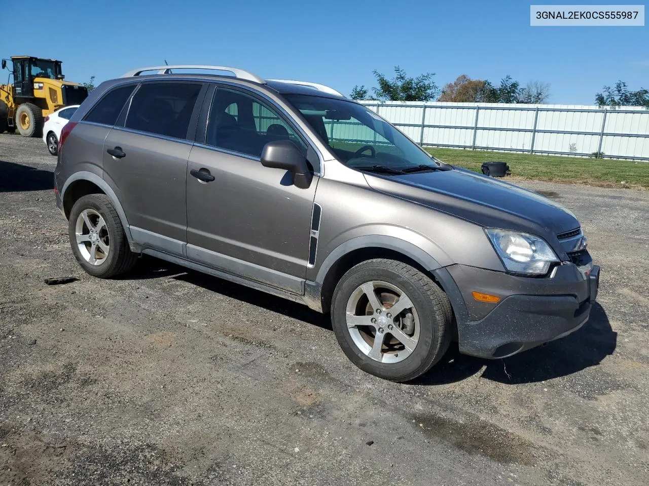 2012 Chevrolet Captiva Sport VIN: 3GNAL2EK0CS555987 Lot: 72177014