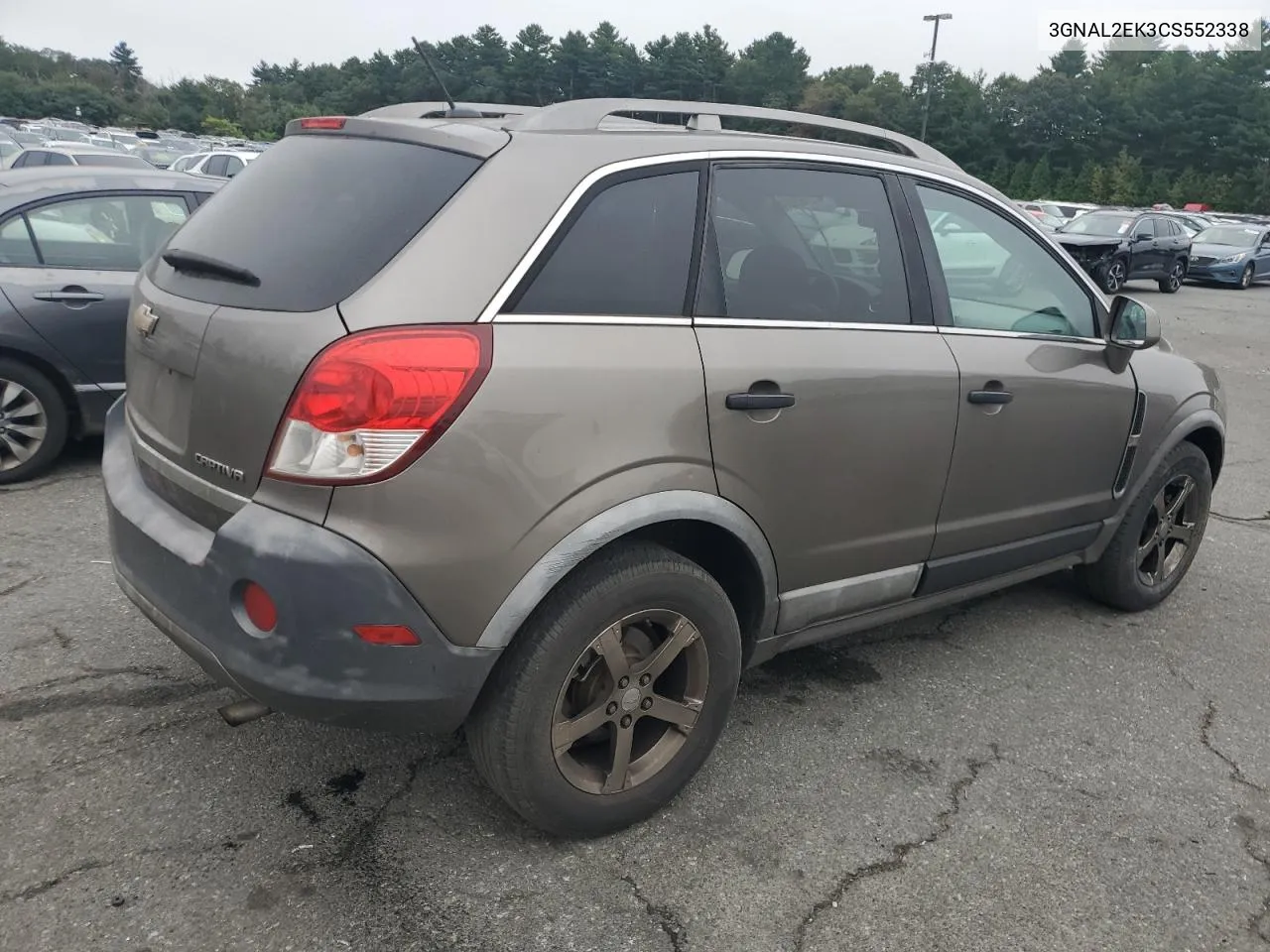 2012 Chevrolet Captiva Sport VIN: 3GNAL2EK3CS552338 Lot: 72861004