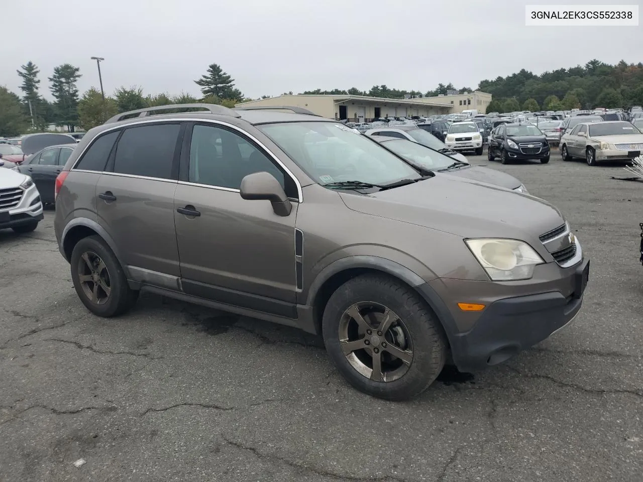 2012 Chevrolet Captiva Sport VIN: 3GNAL2EK3CS552338 Lot: 72861004