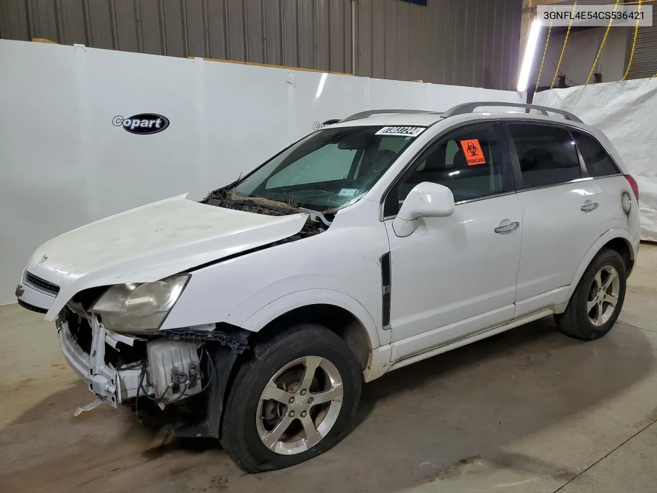 2012 Chevrolet Captiva Sport VIN: 3GNFL4E54CS536421 Lot: 73037244