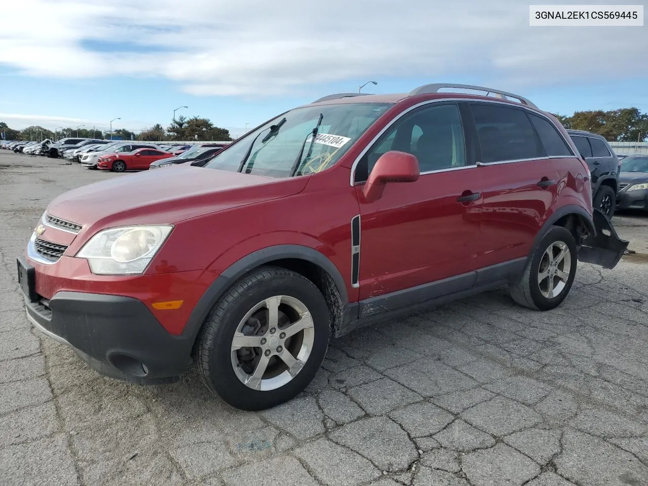 2012 Chevrolet Captiva Sport VIN: 3GNAL2EK1CS569445 Lot: 74445104