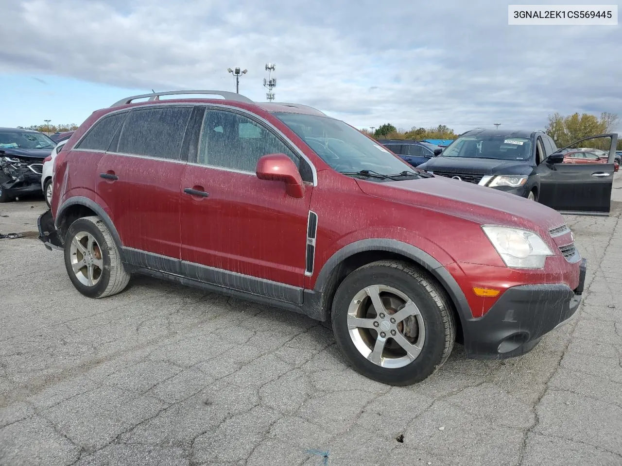 2012 Chevrolet Captiva Sport VIN: 3GNAL2EK1CS569445 Lot: 74445104