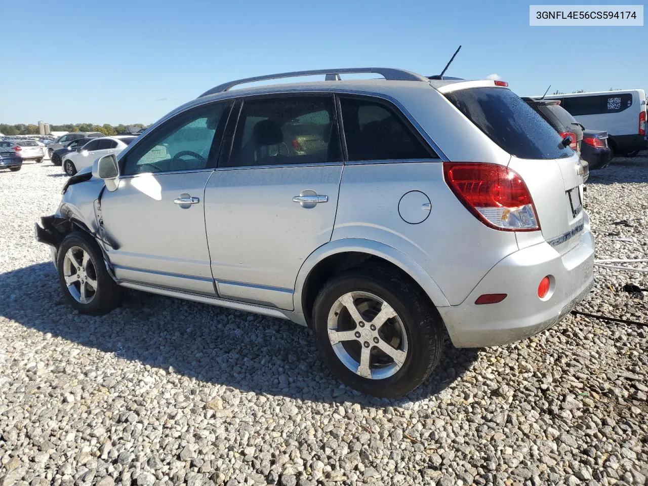 2012 Chevrolet Captiva Sport VIN: 3GNFL4E56CS594174 Lot: 74492554