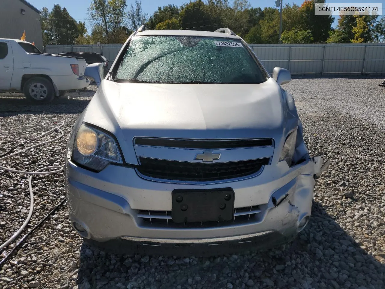 2012 Chevrolet Captiva Sport VIN: 3GNFL4E56CS594174 Lot: 74492554