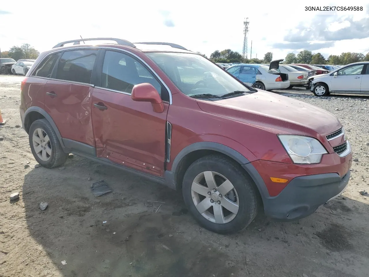 2012 Chevrolet Captiva Sport VIN: 3GNAL2EK7CS649588 Lot: 74659764