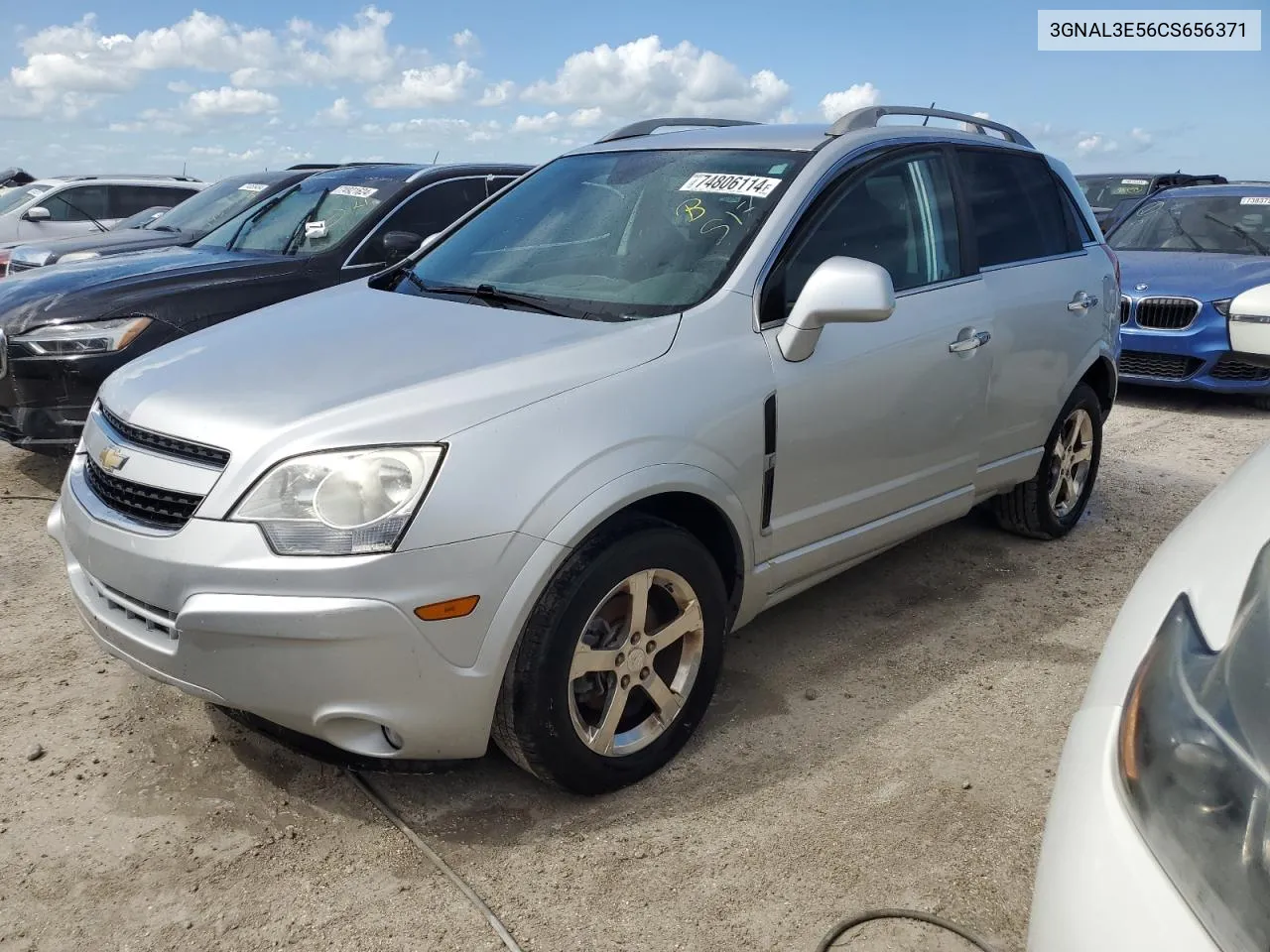 2012 Chevrolet Captiva Sport VIN: 3GNAL3E56CS656371 Lot: 74806114