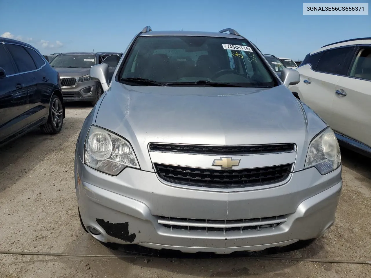 2012 Chevrolet Captiva Sport VIN: 3GNAL3E56CS656371 Lot: 74806114