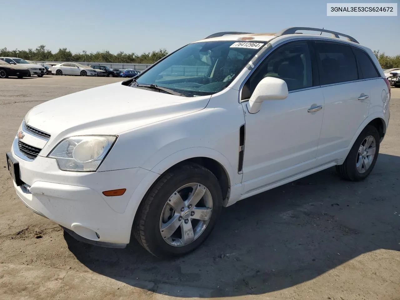 2012 Chevrolet Captiva Sport VIN: 3GNAL3E53CS624672 Lot: 76412964