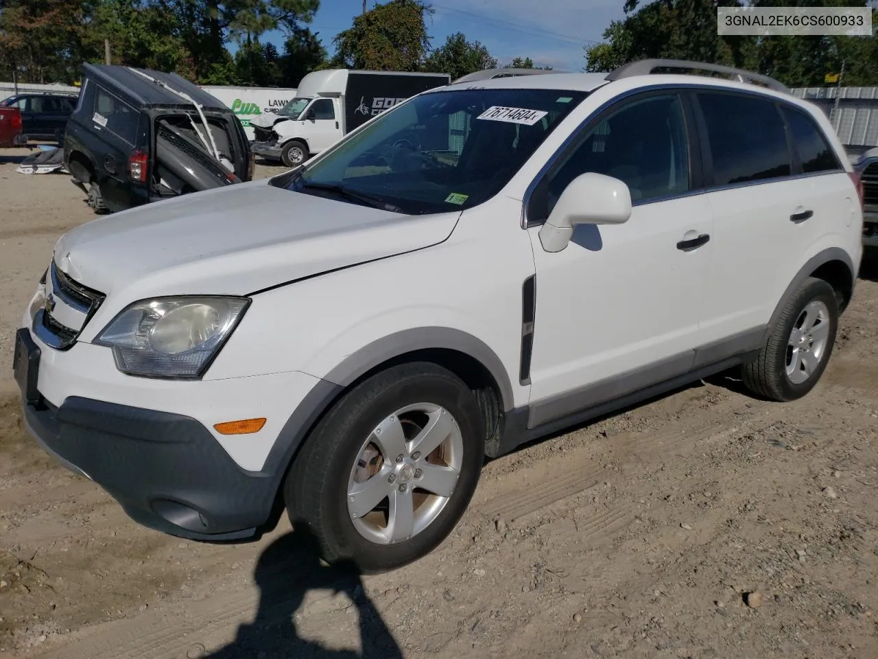 3GNAL2EK6CS600933 2012 Chevrolet Captiva Sport