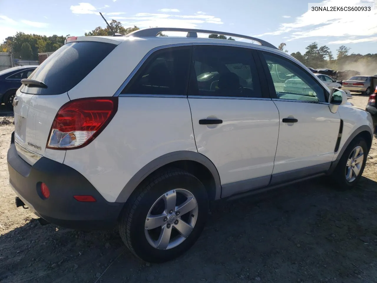 2012 Chevrolet Captiva Sport VIN: 3GNAL2EK6CS600933 Lot: 76714604