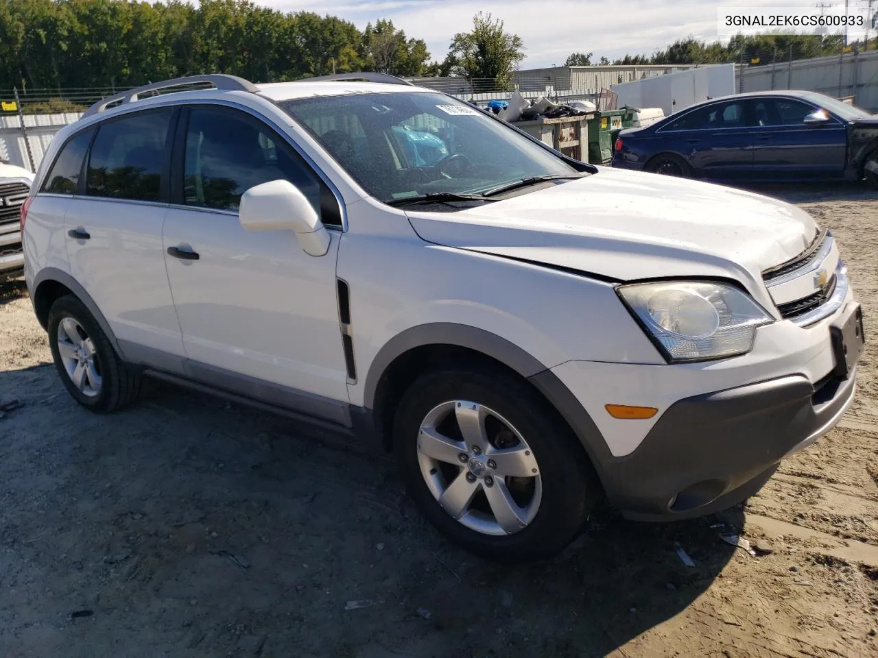 2012 Chevrolet Captiva Sport VIN: 3GNAL2EK6CS600933 Lot: 76714604