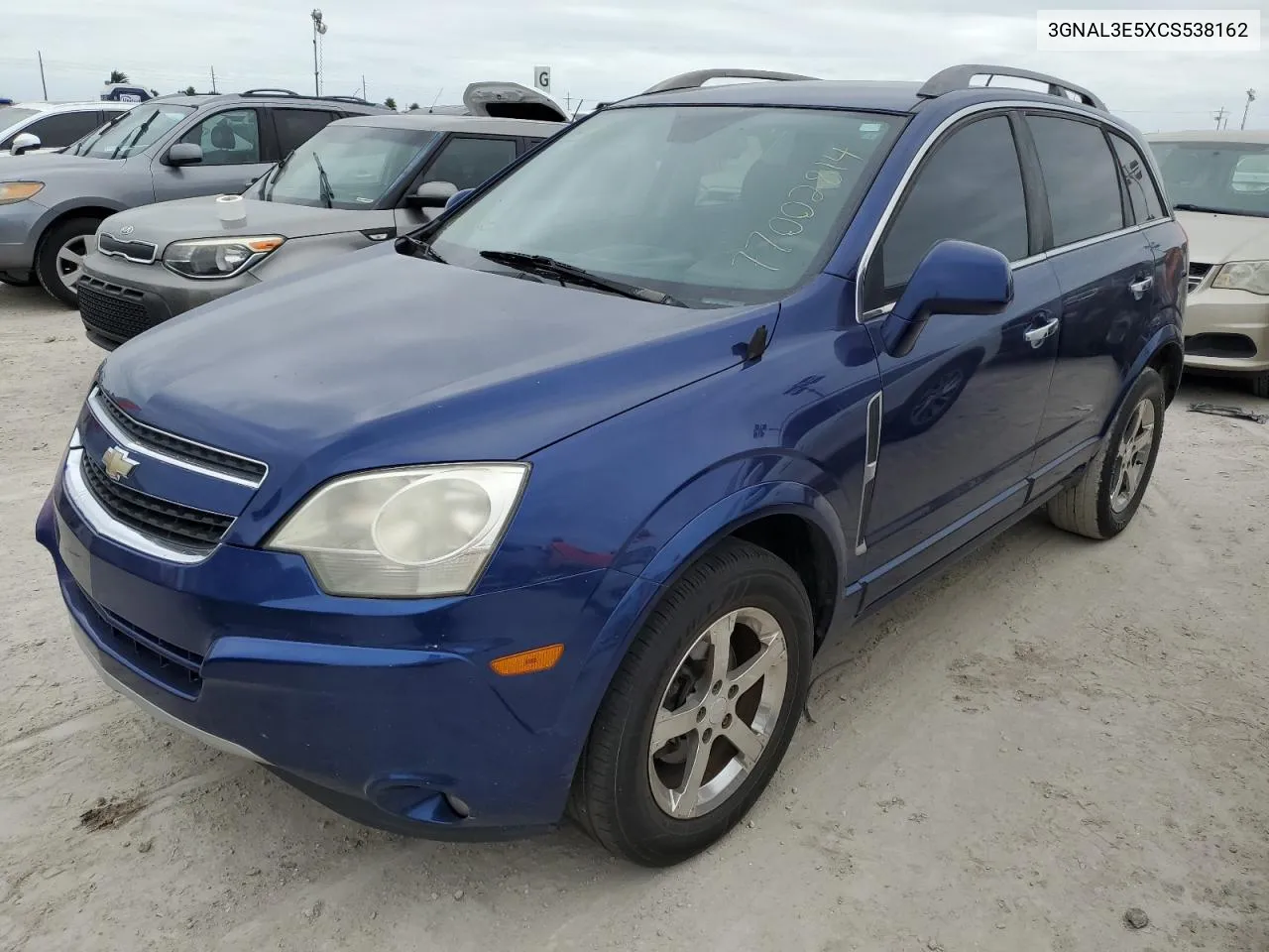 2012 Chevrolet Captiva Sport VIN: 3GNAL3E5XCS538162 Lot: 77002814