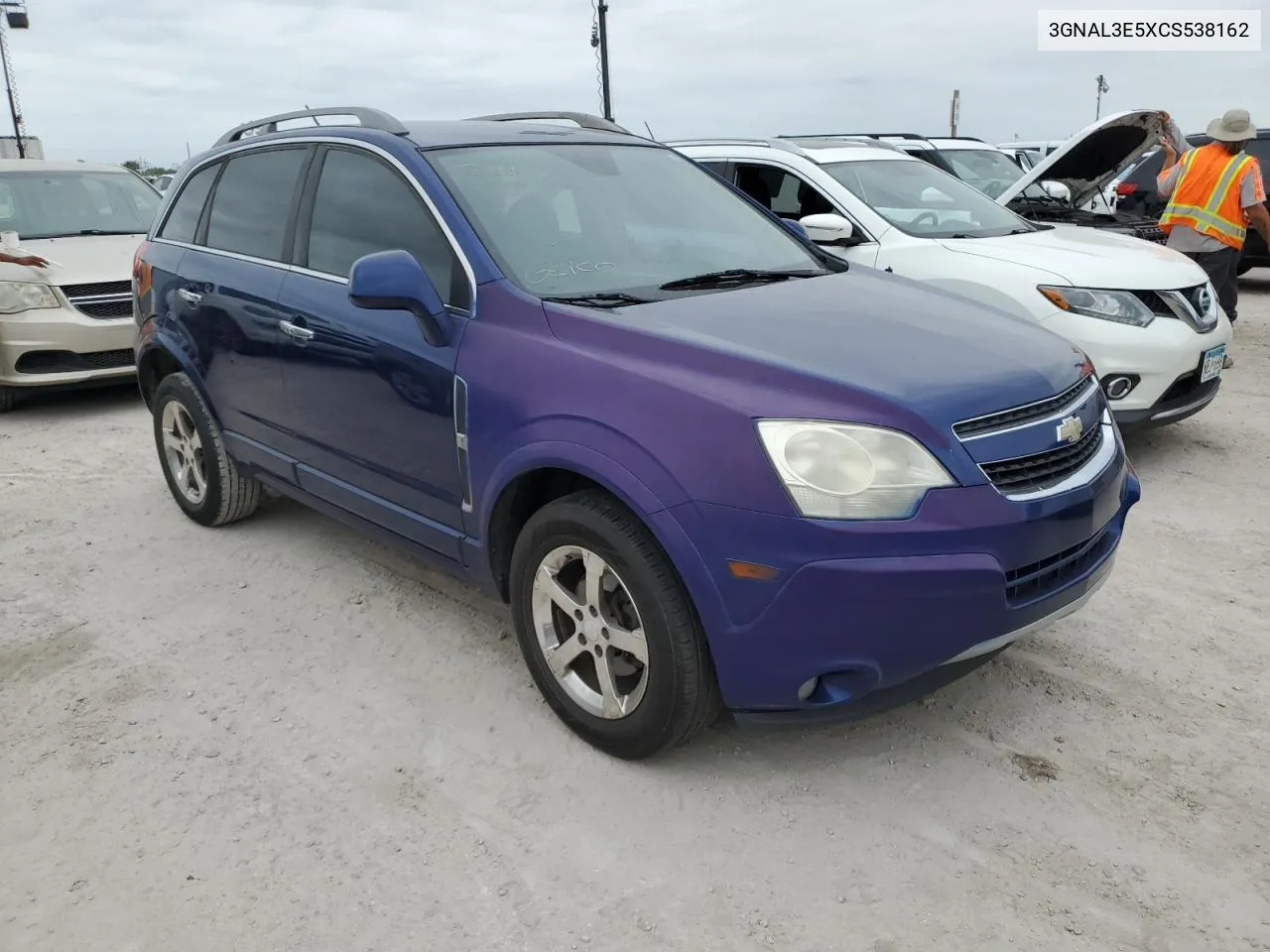 2012 Chevrolet Captiva Sport VIN: 3GNAL3E5XCS538162 Lot: 77002814