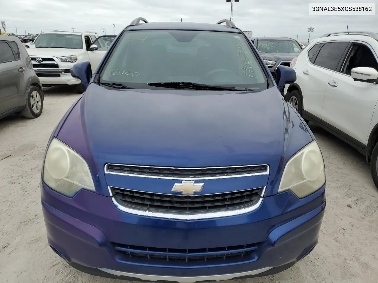 2012 Chevrolet Captiva Sport VIN: 3GNAL3E5XCS538162 Lot: 77002814