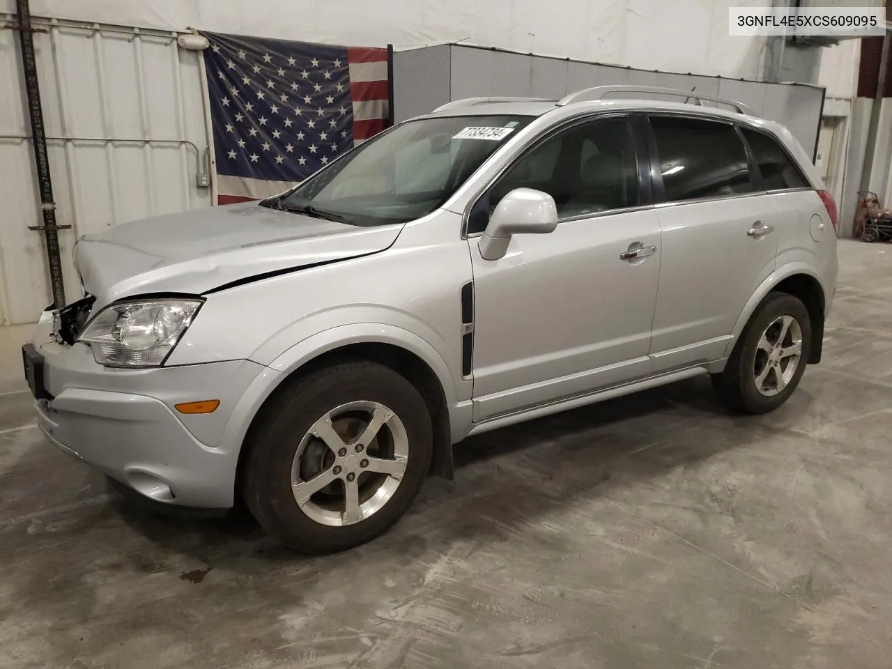 2012 Chevrolet Captiva Sport VIN: 3GNFL4E5XCS609095 Lot: 77334734