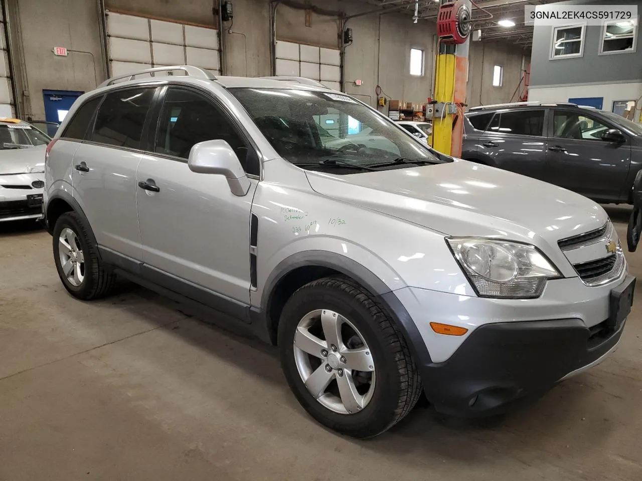 2012 Chevrolet Captiva Sport VIN: 3GNAL2EK4CS591729 Lot: 77488834