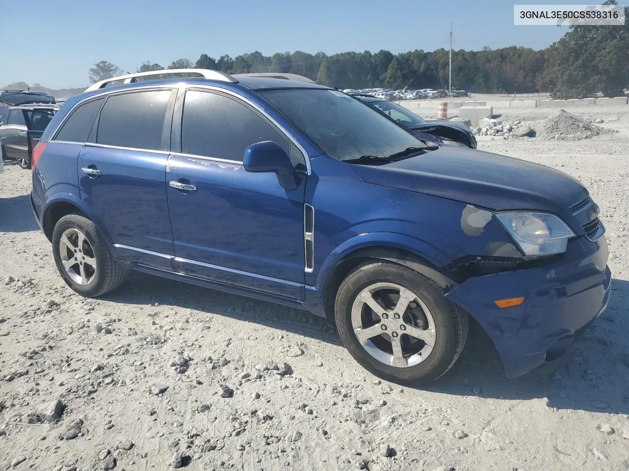 2012 Chevrolet Captiva Sport VIN: 3GNAL3E50CS538316 Lot: 77582654