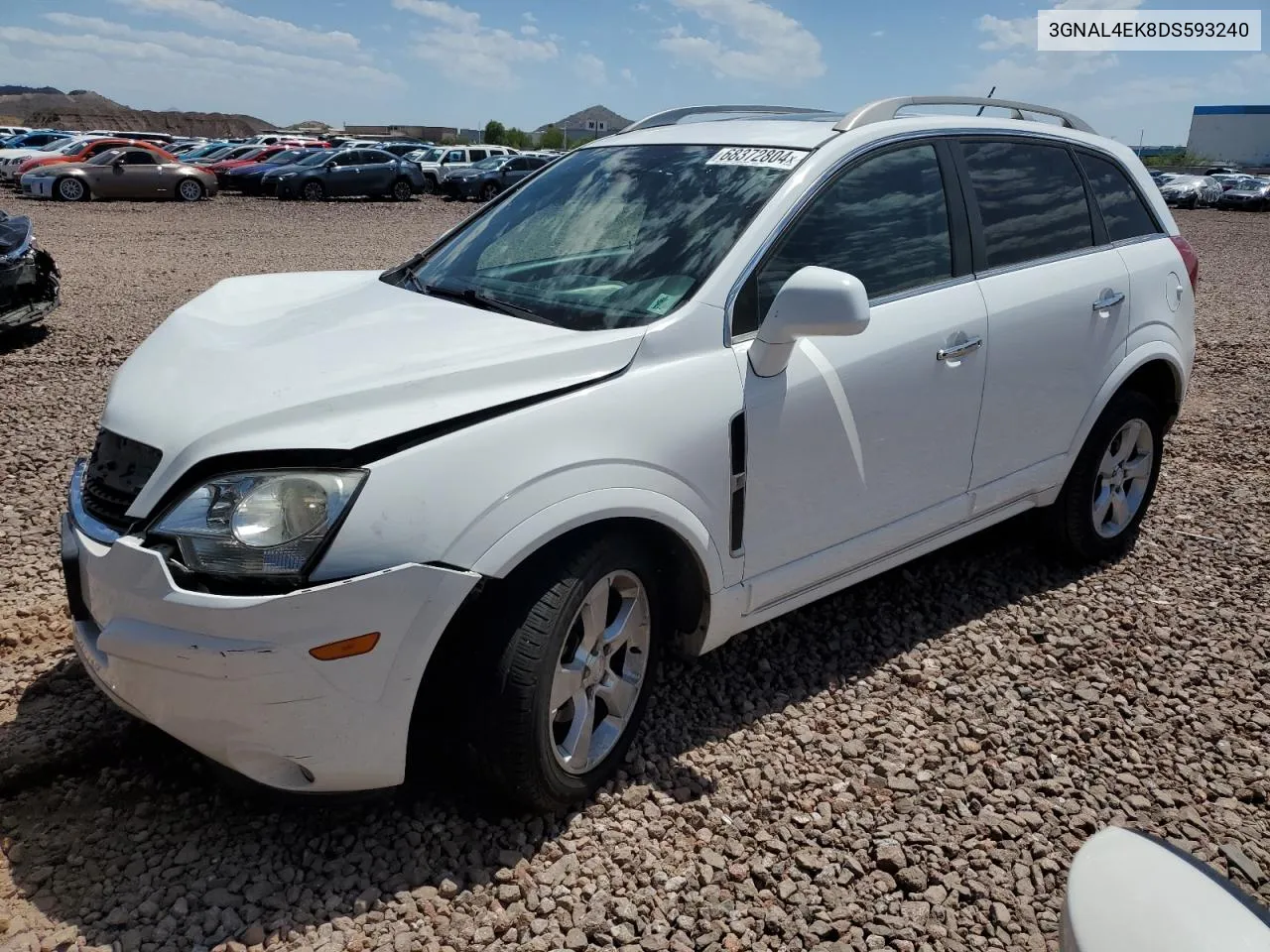 2013 Chevrolet Captiva Ltz VIN: 3GNAL4EK8DS593240 Lot: 68372804