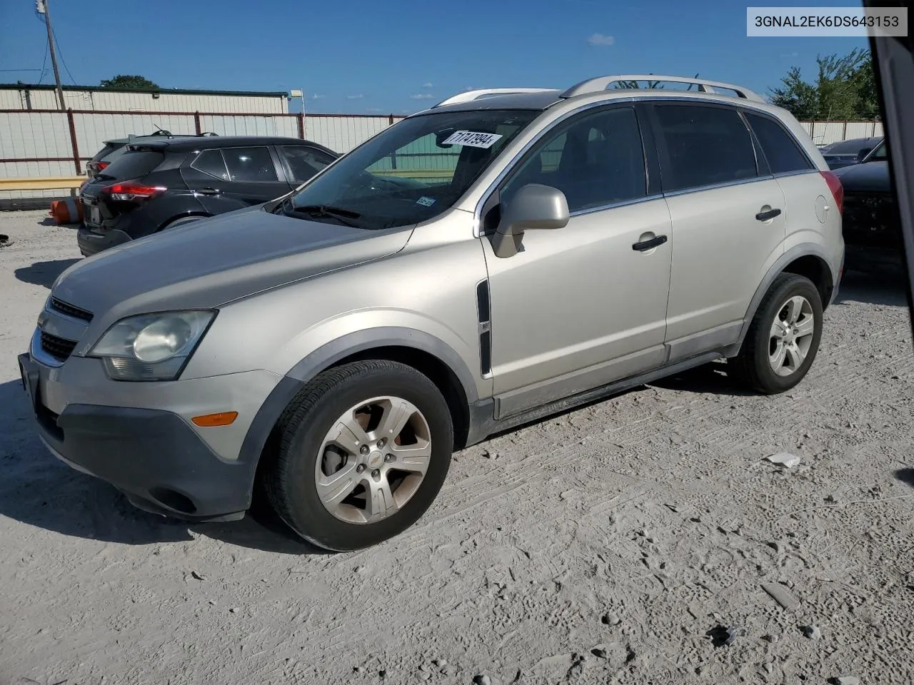 2013 Chevrolet Captiva Ls VIN: 3GNAL2EK6DS643153 Lot: 71747994