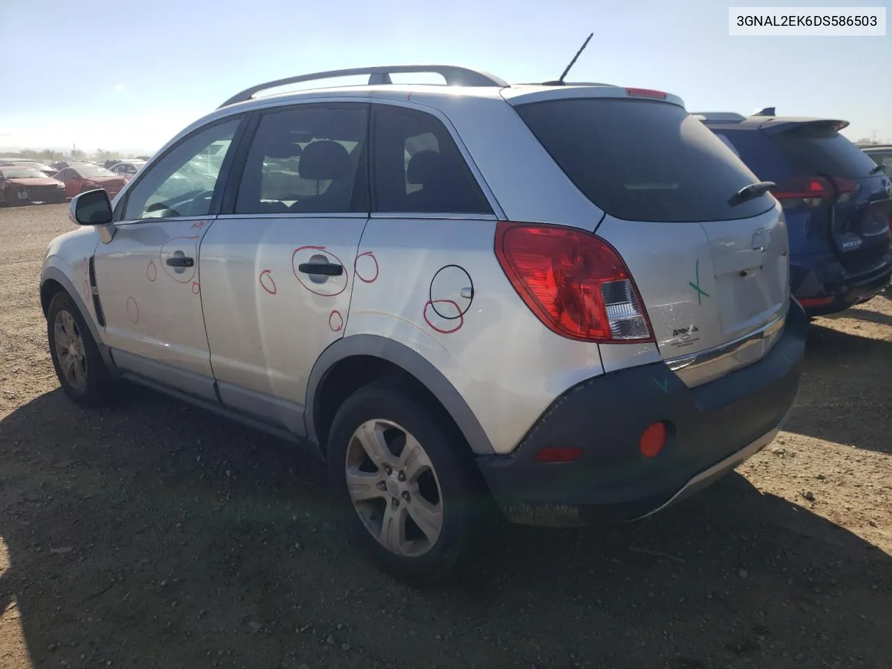 2013 Chevrolet Captiva Ls VIN: 3GNAL2EK6DS586503 Lot: 72306954