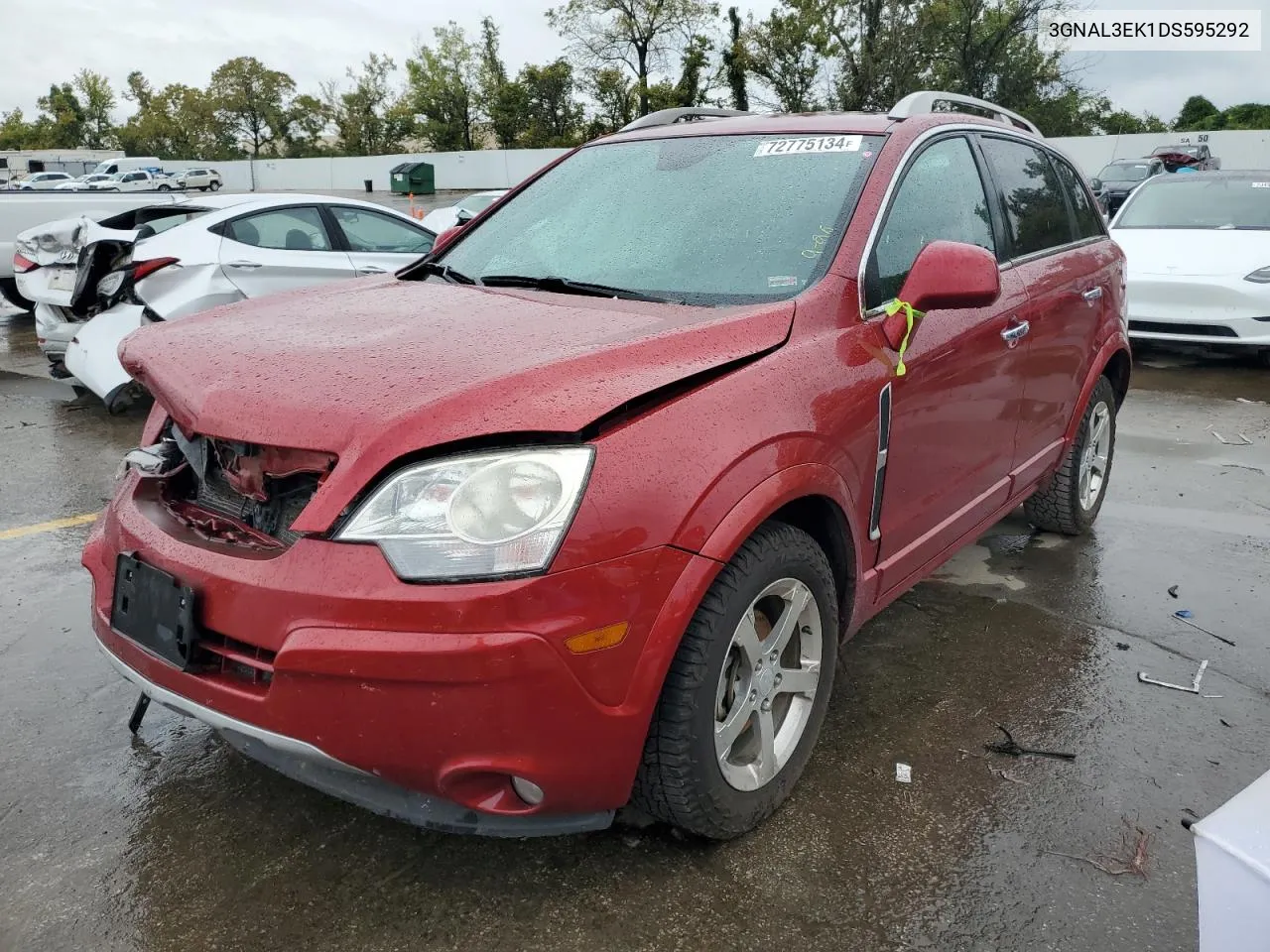 2013 Chevrolet Captiva Lt VIN: 3GNAL3EK1DS595292 Lot: 72775134