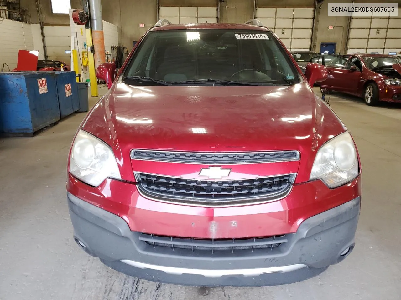 2013 Chevrolet Captiva Ls VIN: 3GNAL2EK0DS607605 Lot: 75903614