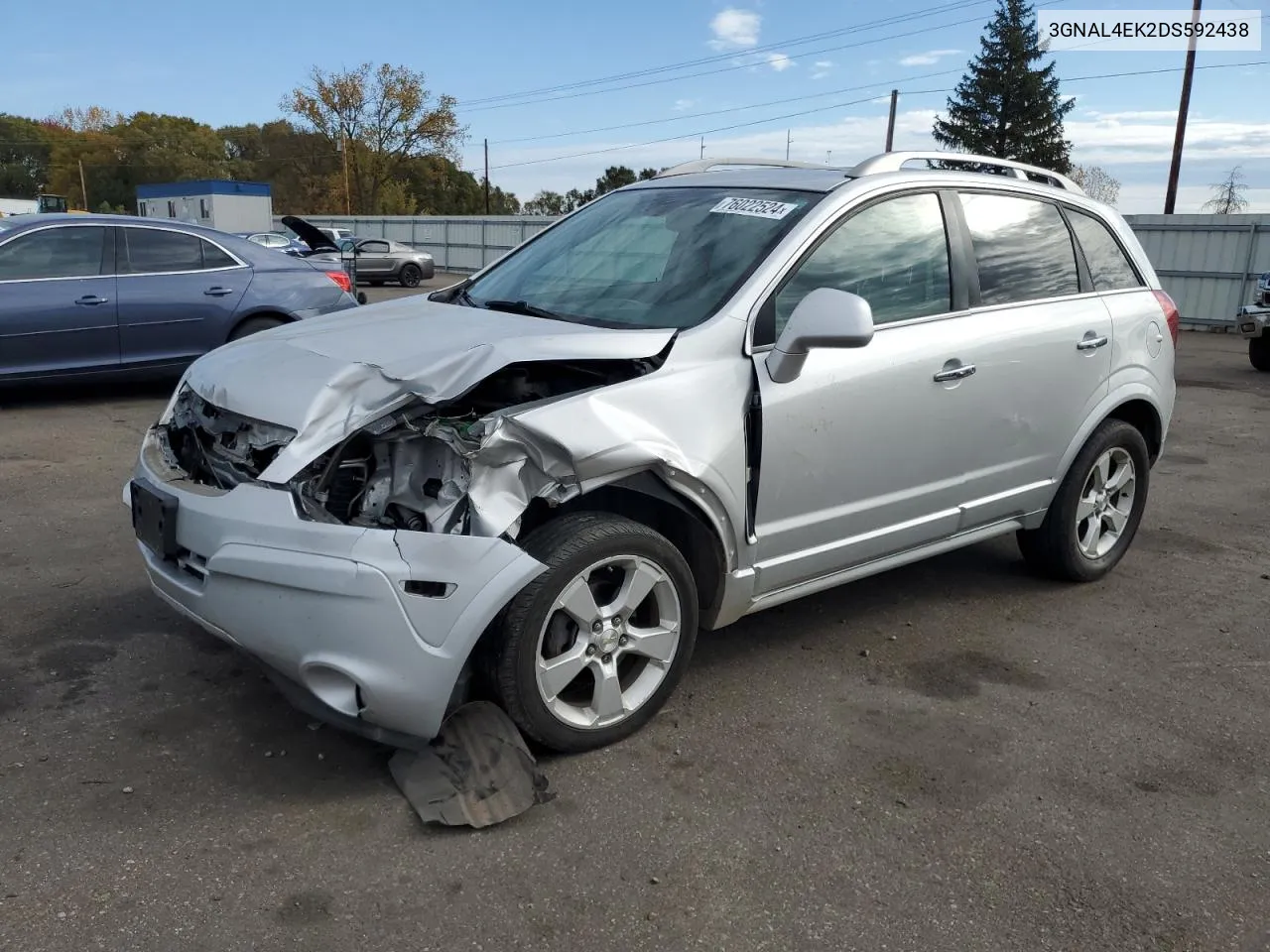 2013 Chevrolet Captiva Ltz VIN: 3GNAL4EK2DS592438 Lot: 76022524