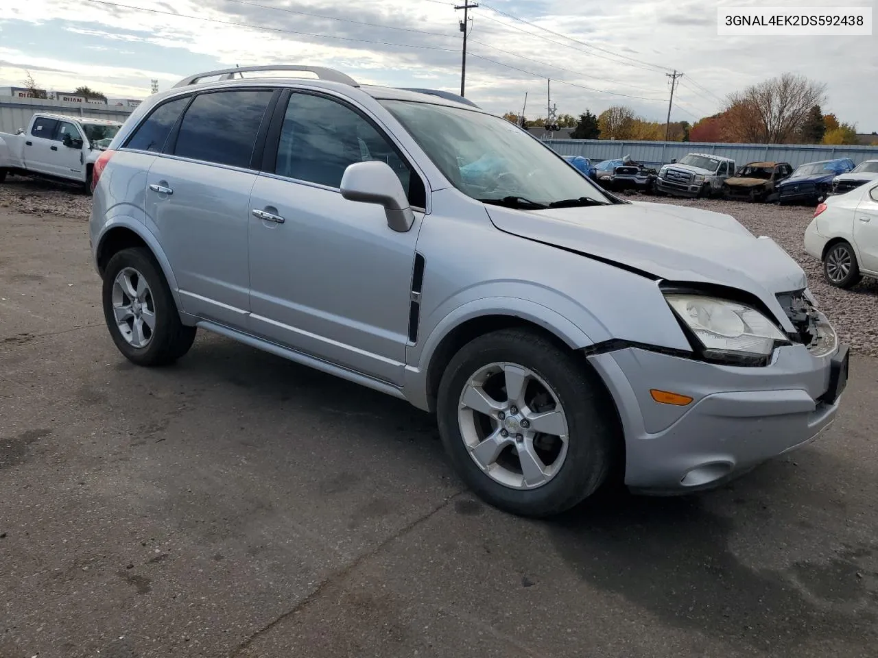 2013 Chevrolet Captiva Ltz VIN: 3GNAL4EK2DS592438 Lot: 76022524