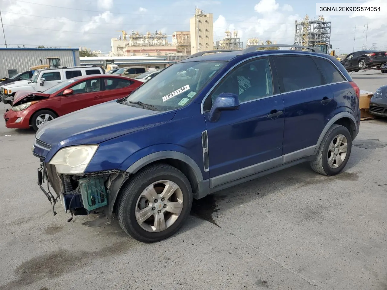 2013 Chevrolet Captiva Ls VIN: 3GNAL2EK9DS574054 Lot: 78574134