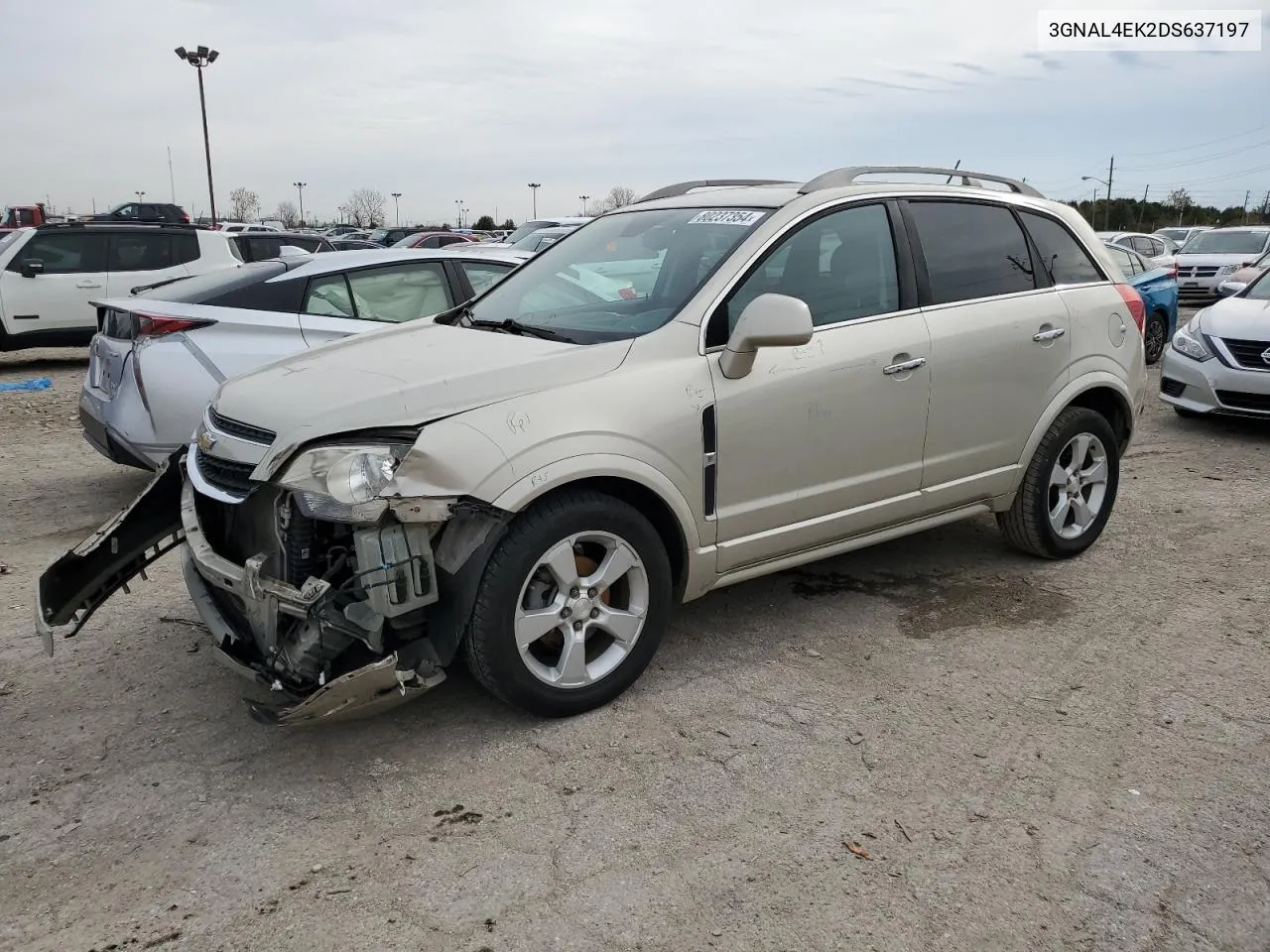 2013 Chevrolet Captiva Ltz VIN: 3GNAL4EK2DS637197 Lot: 80237354