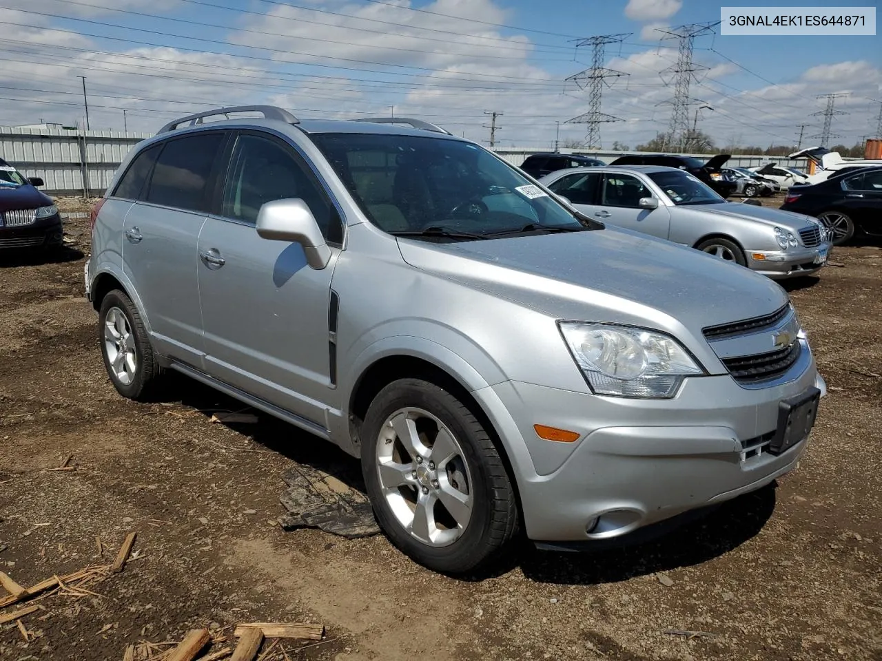 2014 Chevrolet Captiva Ltz VIN: 3GNAL4EK1ES644871 Lot: 49203333