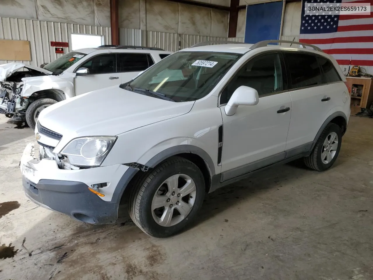 3GNAL2EK2ES659173 2014 Chevrolet Captiva Ls