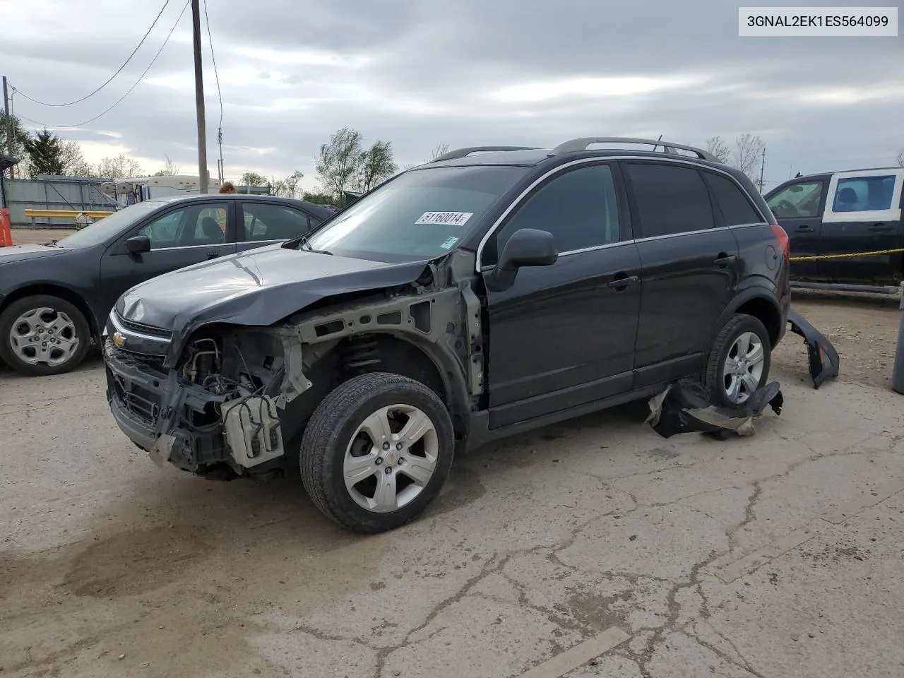 2014 Chevrolet Captiva Ls VIN: 3GNAL2EK1ES564099 Lot: 51160014