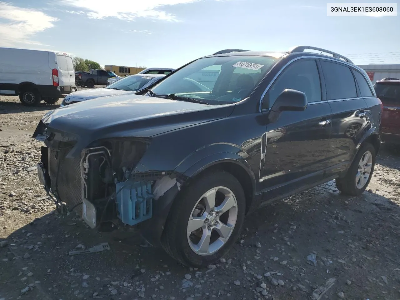 2014 Chevrolet Captiva Lt VIN: 3GNAL3EK1ES608060 Lot: 51216994