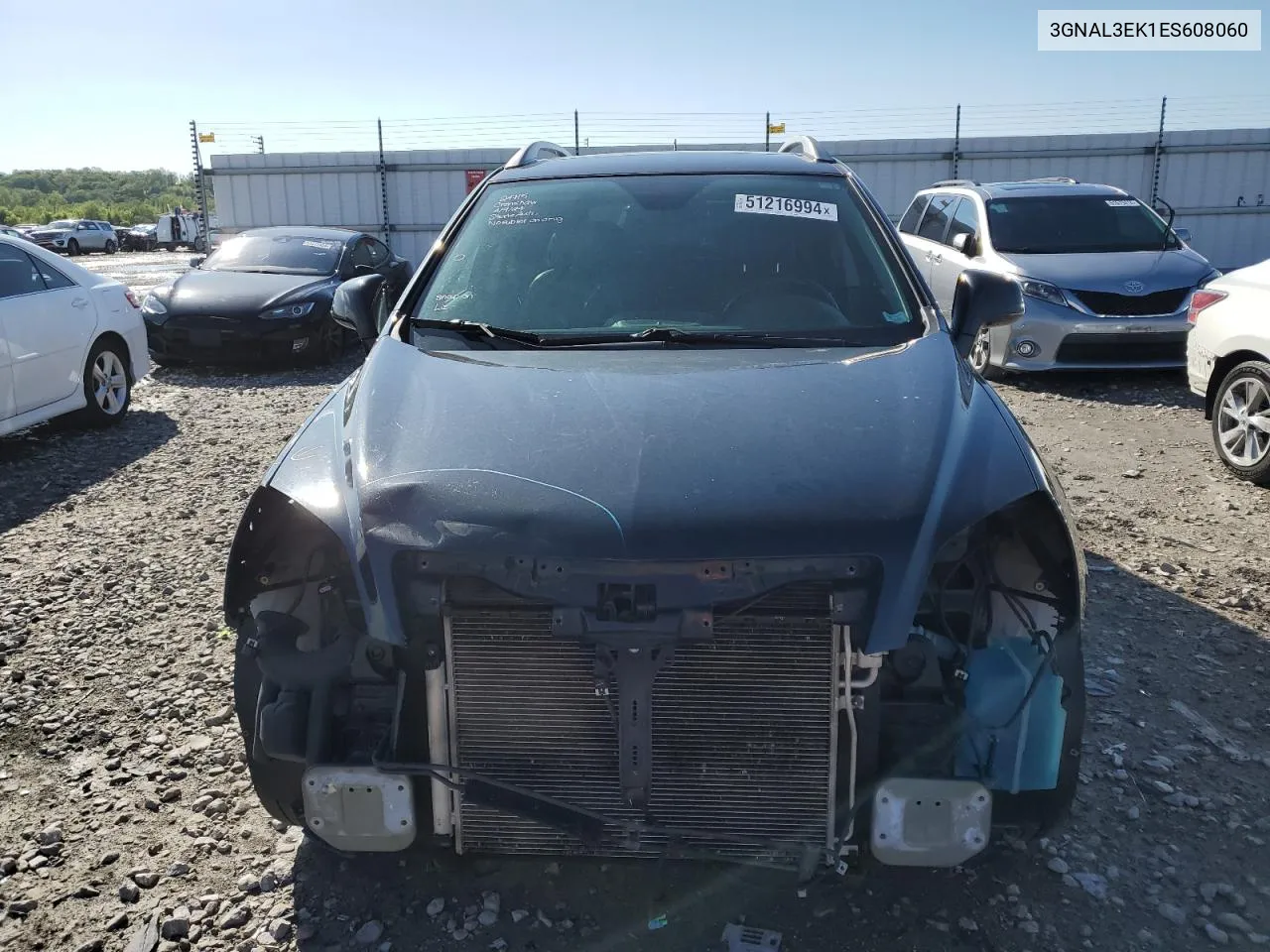 2014 Chevrolet Captiva Lt VIN: 3GNAL3EK1ES608060 Lot: 51216994