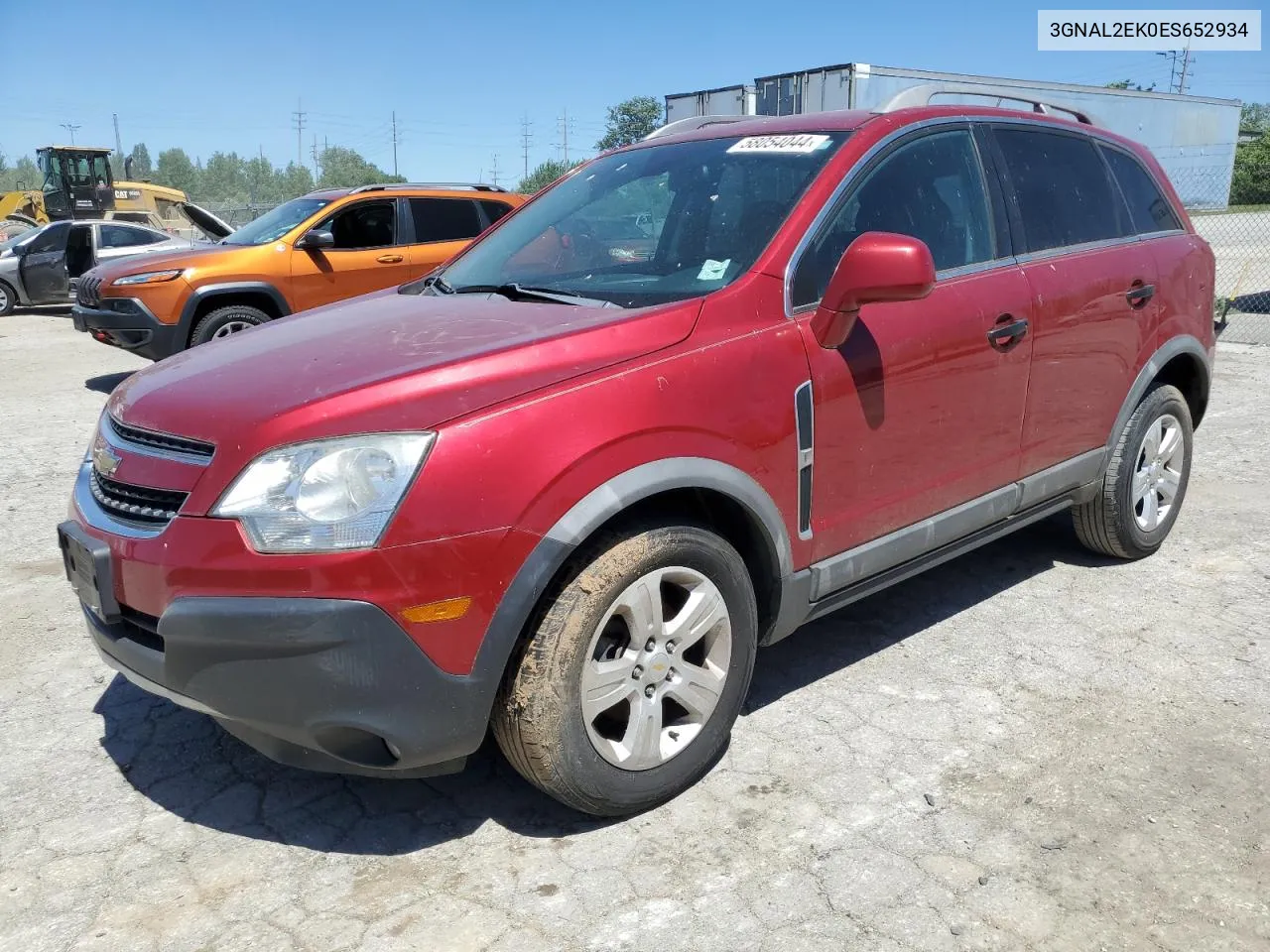 2014 Chevrolet Captiva Ls VIN: 3GNAL2EK0ES652934 Lot: 58054044