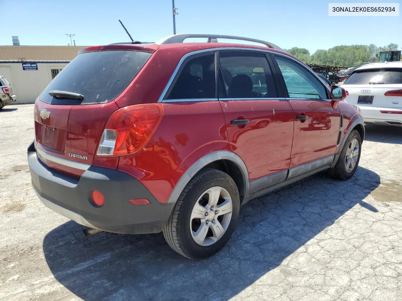 2014 Chevrolet Captiva Ls VIN: 3GNAL2EK0ES652934 Lot: 58054044